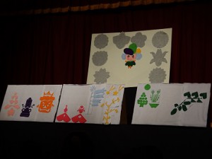 クラスのお花が色々なものに変身して、最後はすみれちゃんになりました‼感動★
